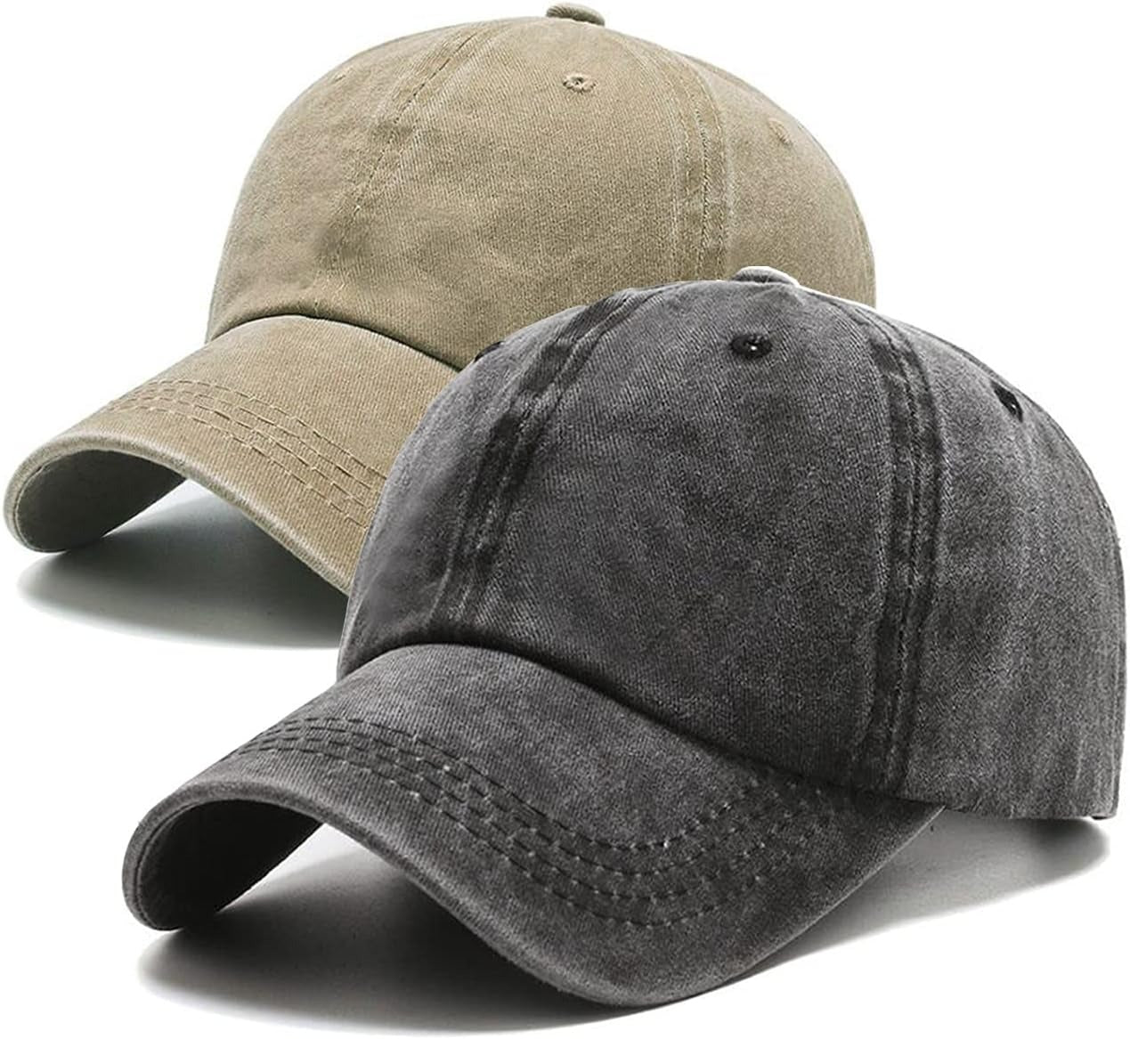 Vintage Washed Distressed Baseball Cap Golf Dad Hat for Men Women