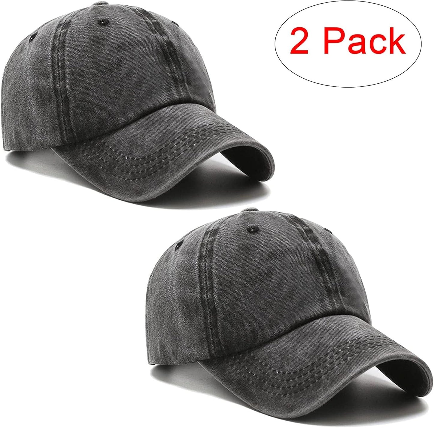 Vintage Washed Distressed Baseball Cap Golf Dad Hat for Men Women