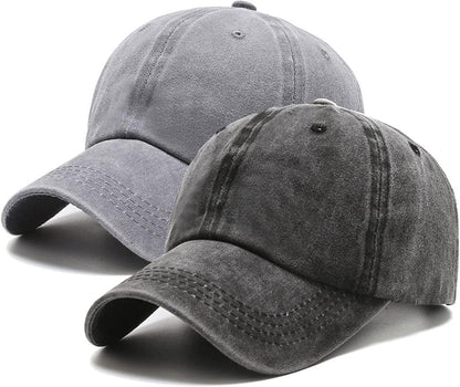 Vintage Washed Distressed Baseball Cap Golf Dad Hat for Men Women